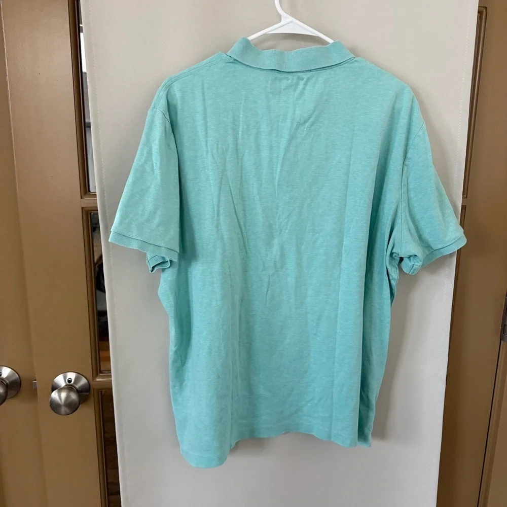 Polo Ralph Lauren Men's XL‎ Aqua Blue Short Sleeve Polo Shirt